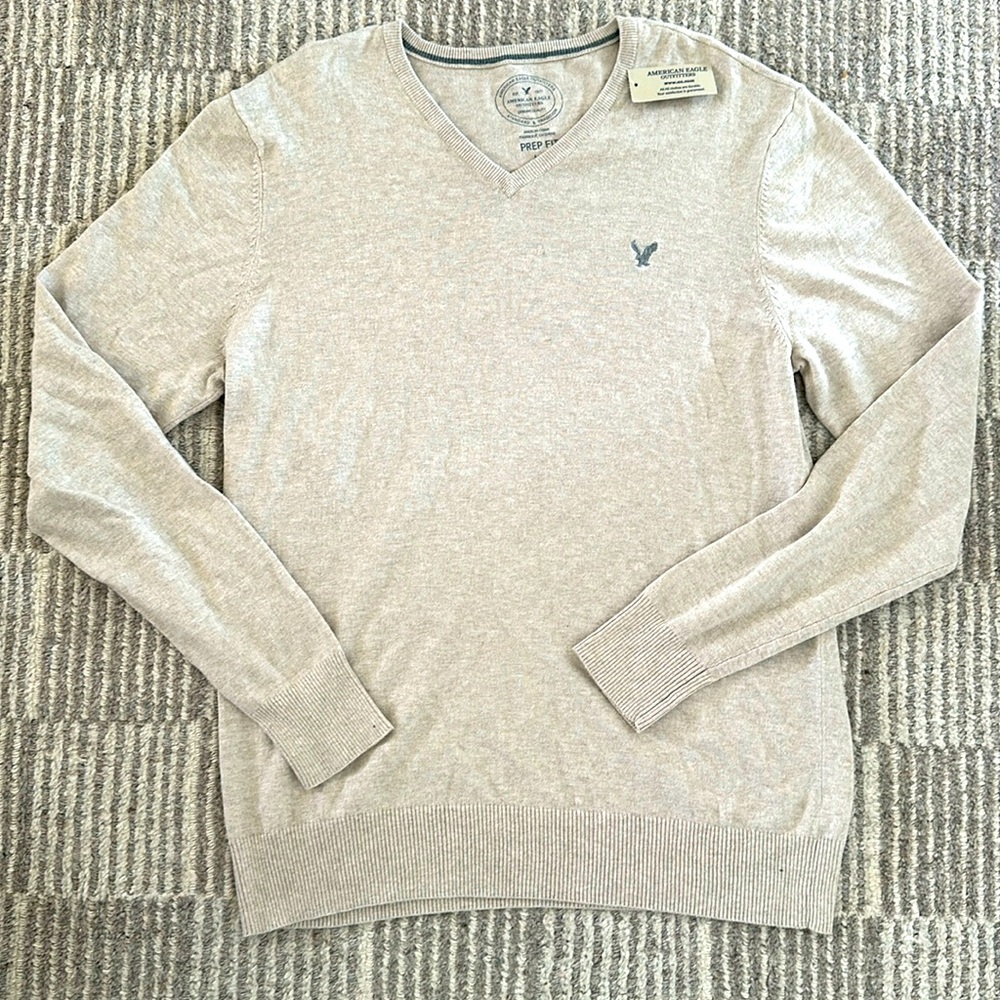 American eagle outfitters men’s prep fit pull over sweater Sz L